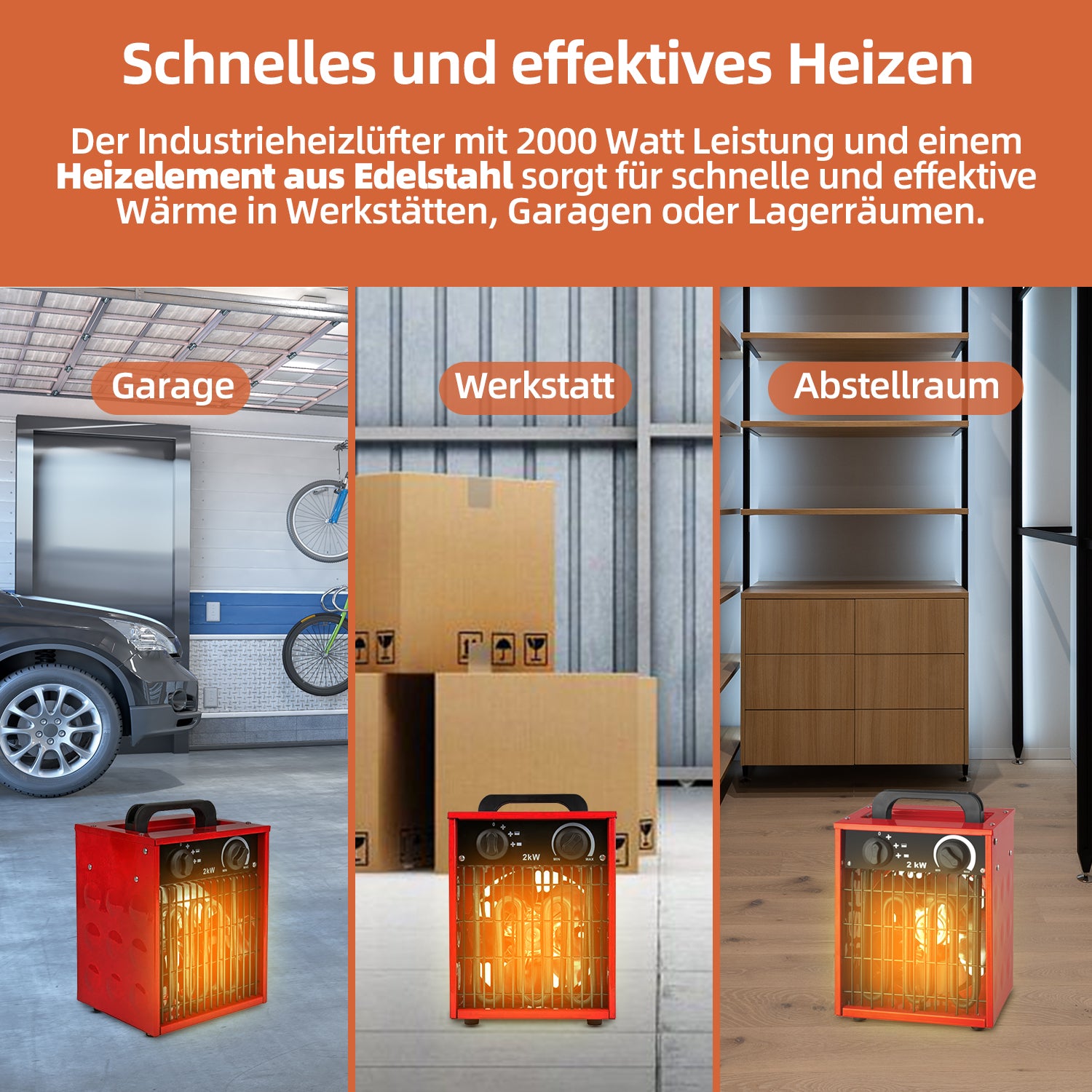 Heizlüfter 2000W SHX308