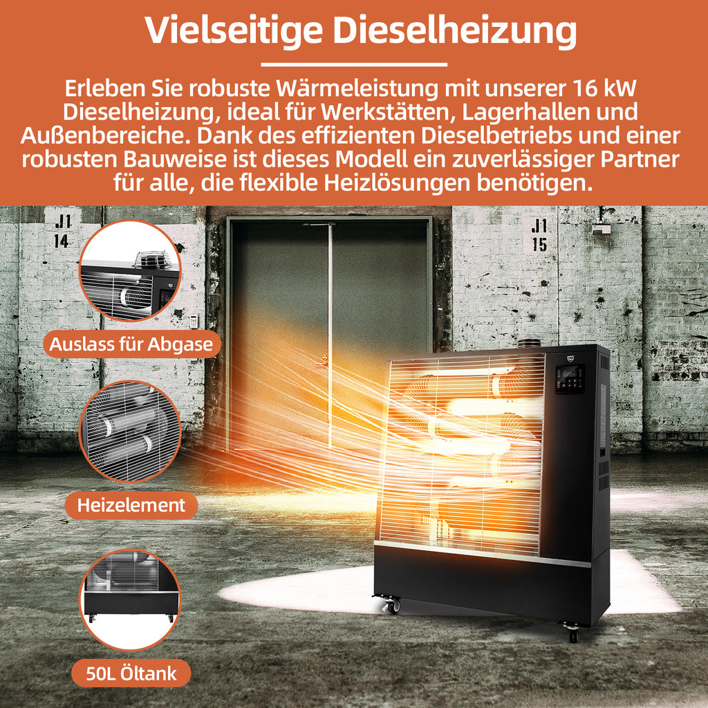 Infrarot Dieselheizer 16kW SHXOBH-16