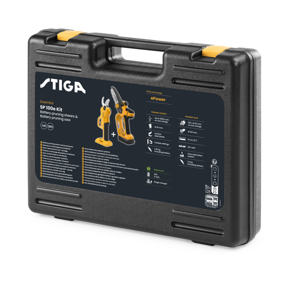 Akku-Astschere + Gehölzschneider SP 100e Kit