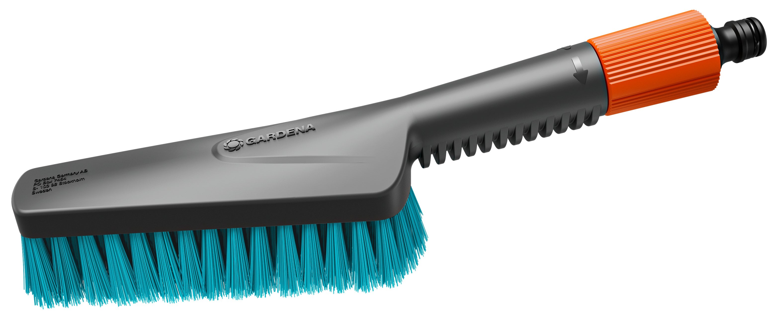 GARDENA Cleansystem Handbürste S hard, mit Schlauchanschluss, für kleinere Flächen