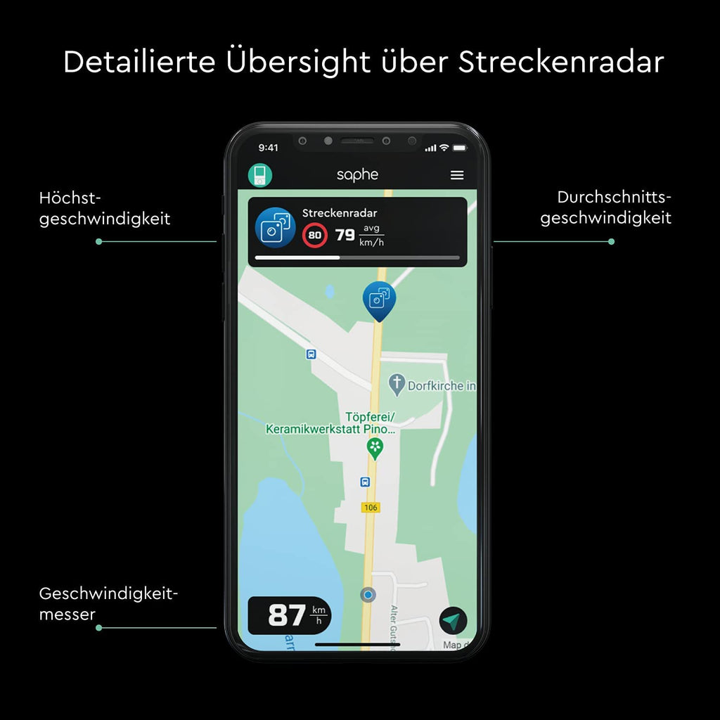 Mini Radar und Gefahrenwarner Saphe Drive