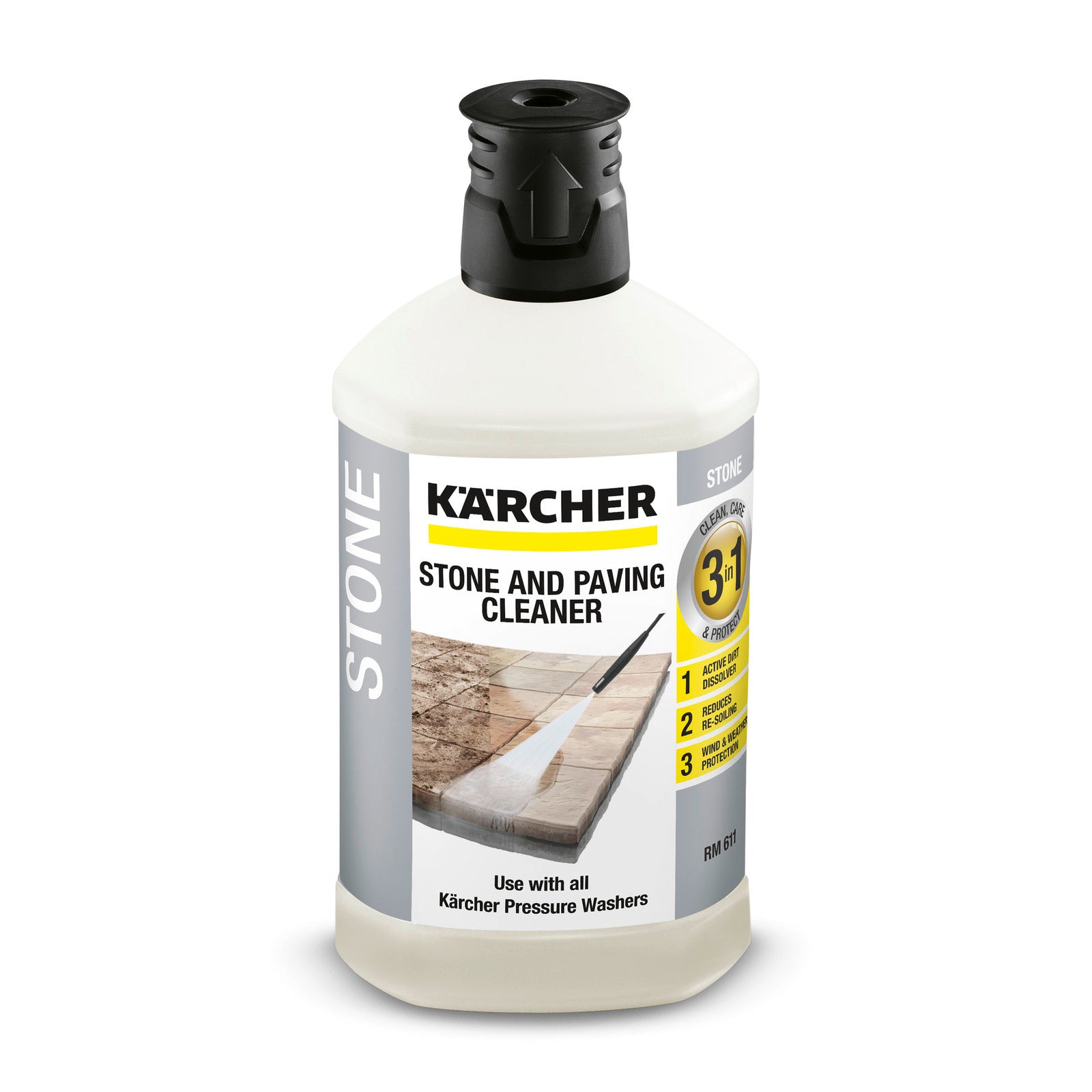 Stein- und Fassadenreiniger 3-in-1 RM 611, 1L