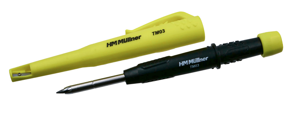 Tieflochmarker mit Mine, inkl. Spitzer und Halteclip