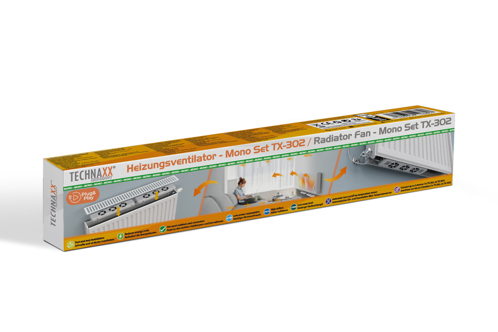 Technaxx Heizungsventilator - Mono TX-302