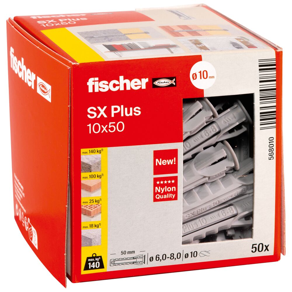 Spreizdübel SX Plus 10 x 50