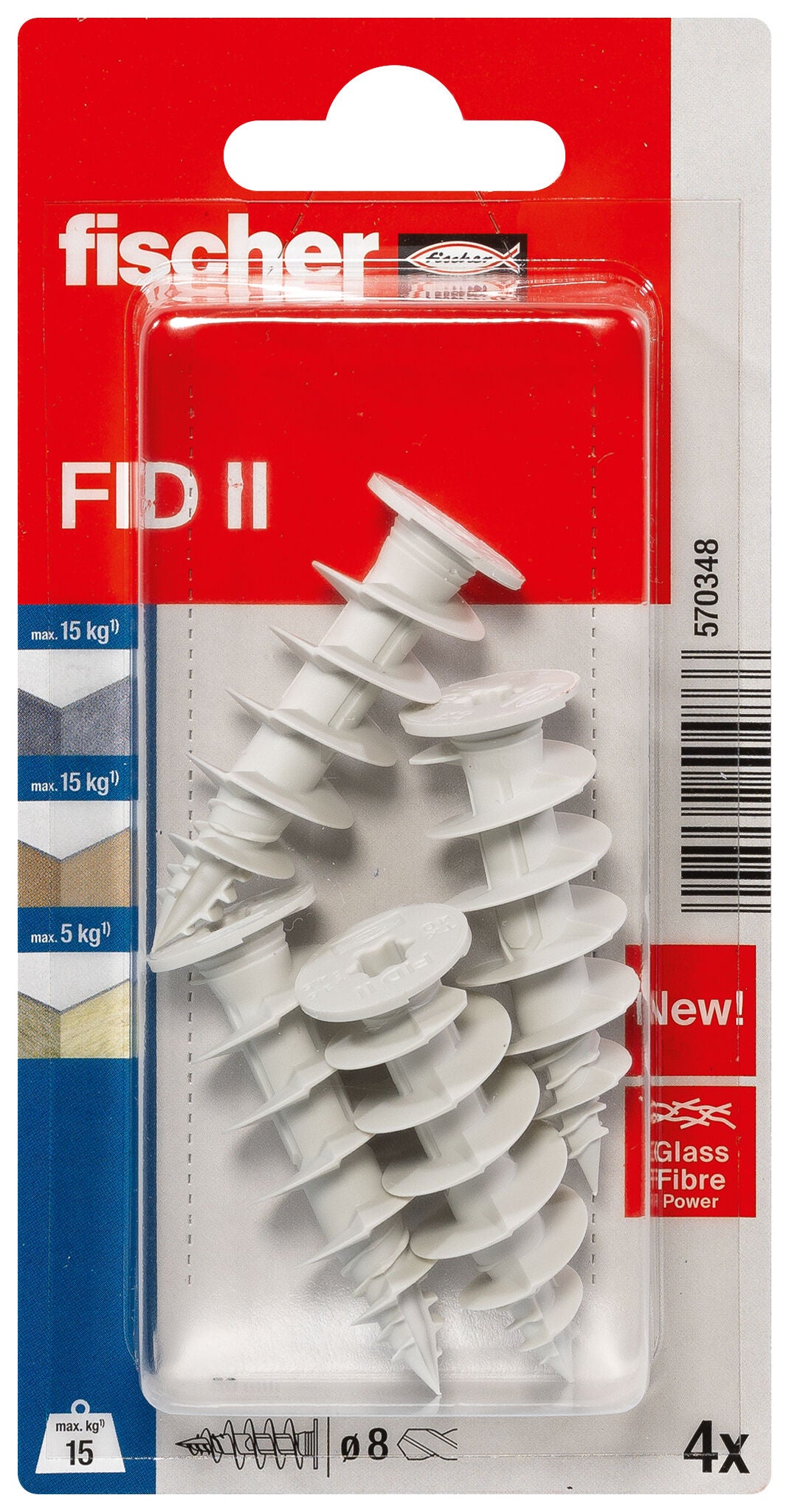 4 Dämmstoff-Dübel 50 mm