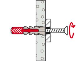 fischer DuoPower 6 x 30 S mit Schraube