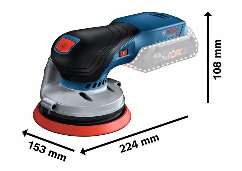 Akku-Exzenterschleifer  GEX 18V-125