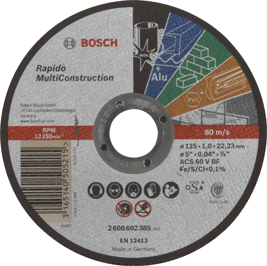 Trennscheibe Multi 125 X 1,0