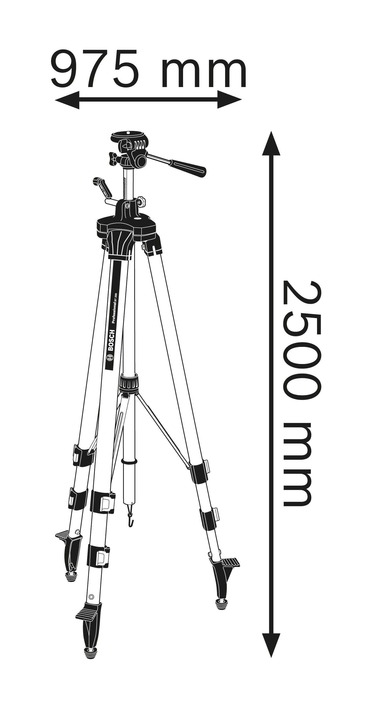Baustativ BT 250 Professional
