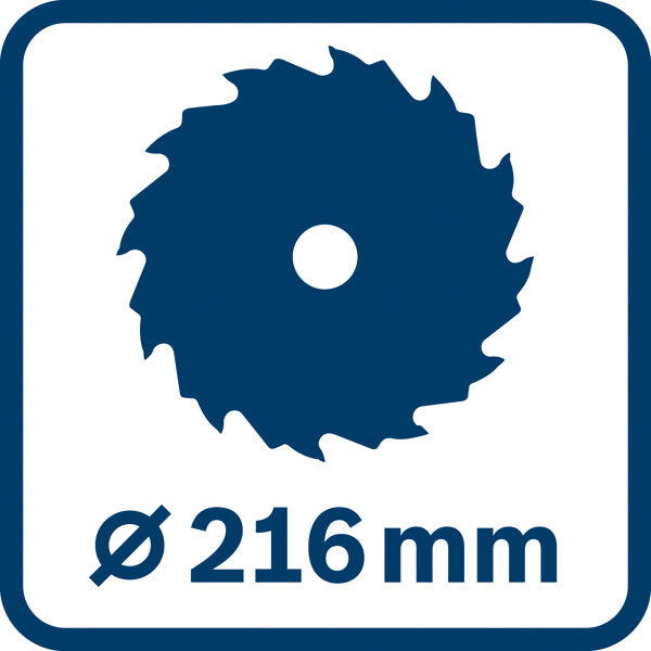 Akku-Zug- Kapp- und Gehrungssäge BITURBO  GCM 18V-216