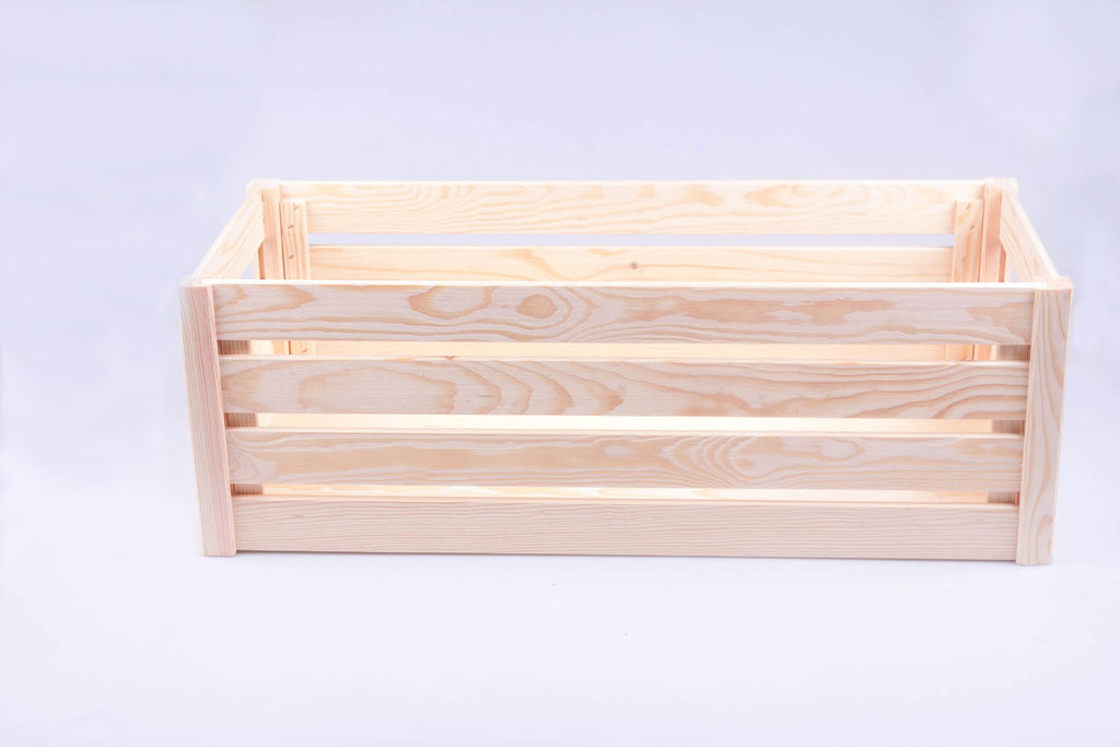 Holzkiste mit Steckmontage  690x295x235