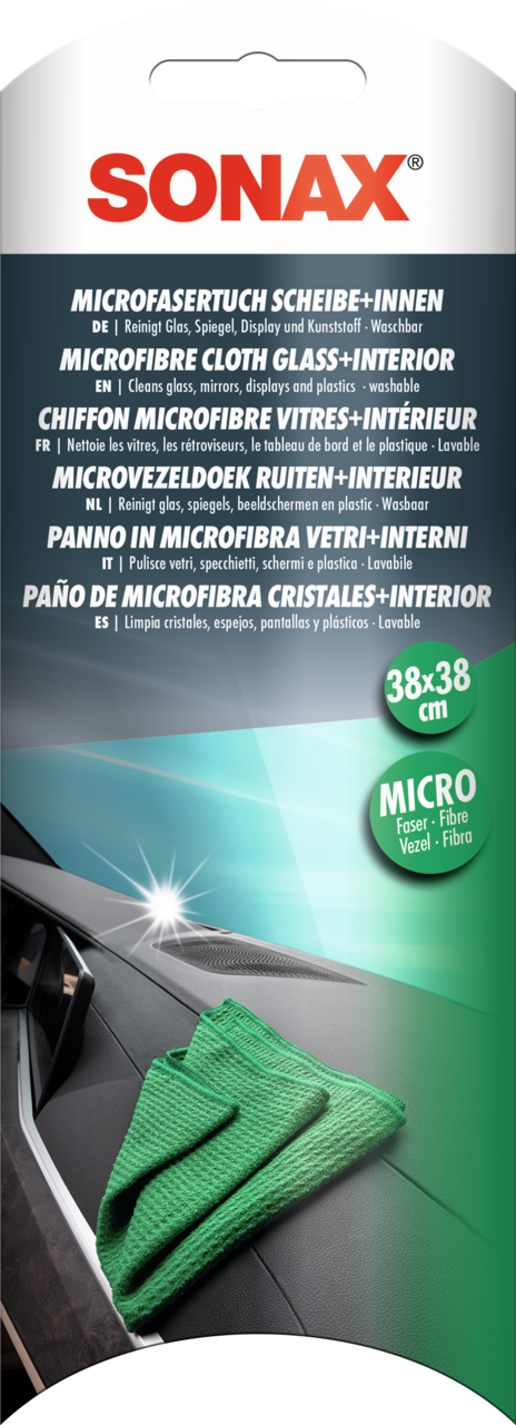 Microfasertuch Scheibe+Innen