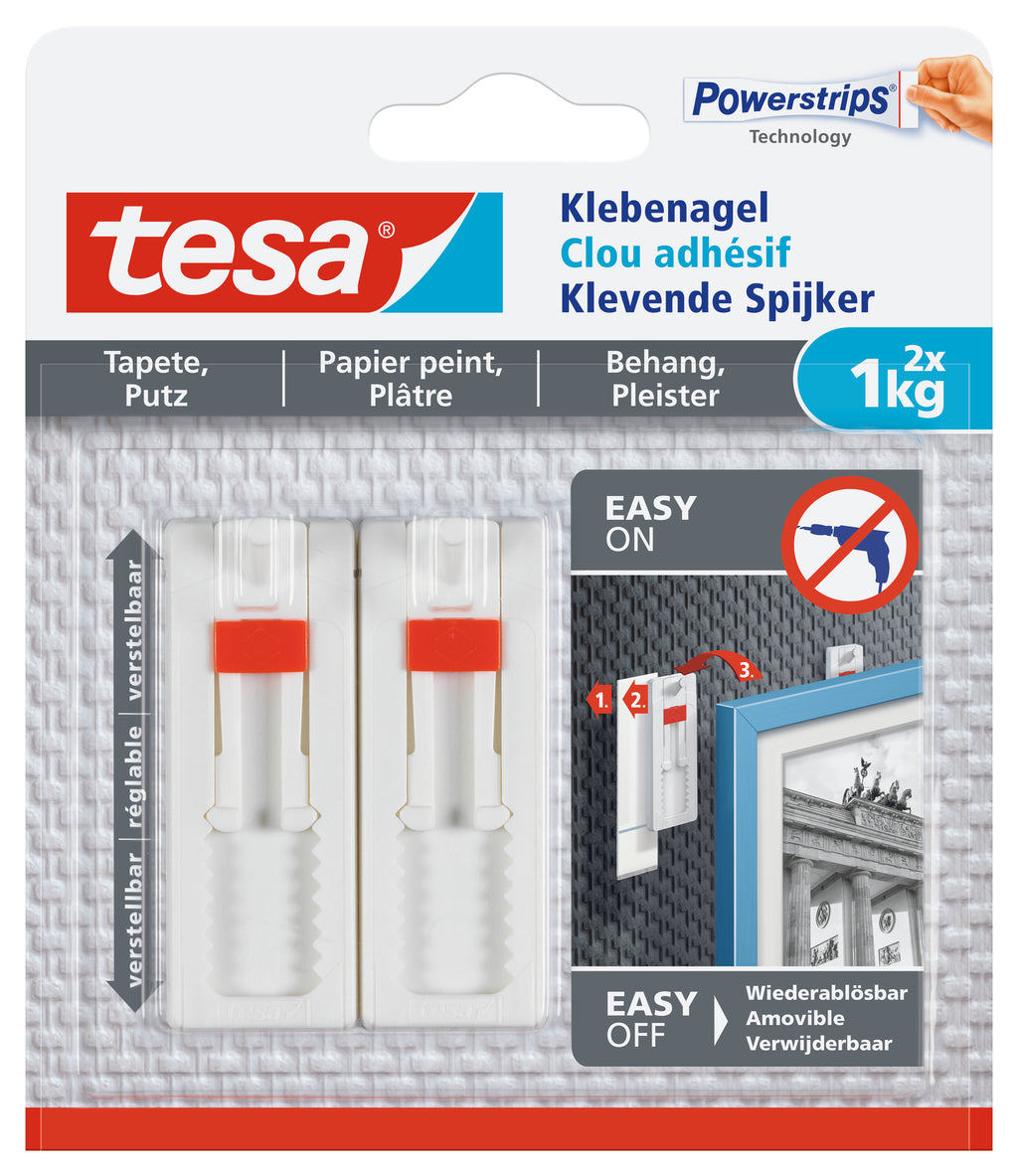Klebenagel verstellbar 2 x 1 kg